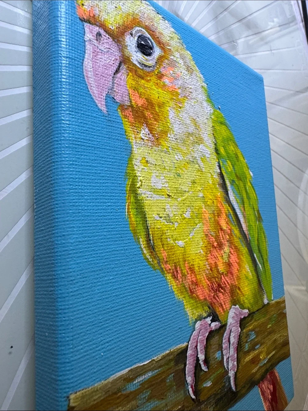 Original 5x7 Bird Painting | Small Original Artwork | Hand Painted Bird Art